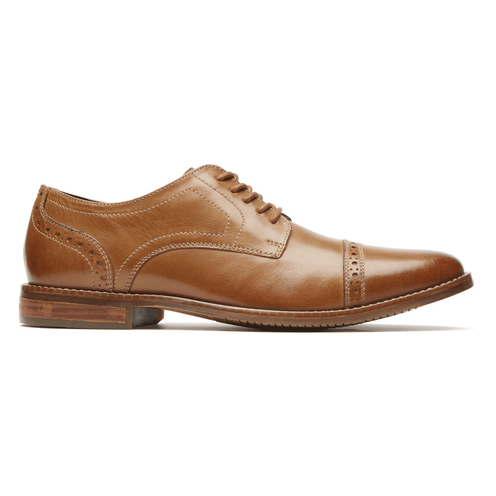 Oxfords Rockport Hombre Mexico - Style Purpose Cap Toe Marrom - RBMJA5012